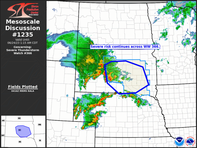 Mesoscale Discussion 1235