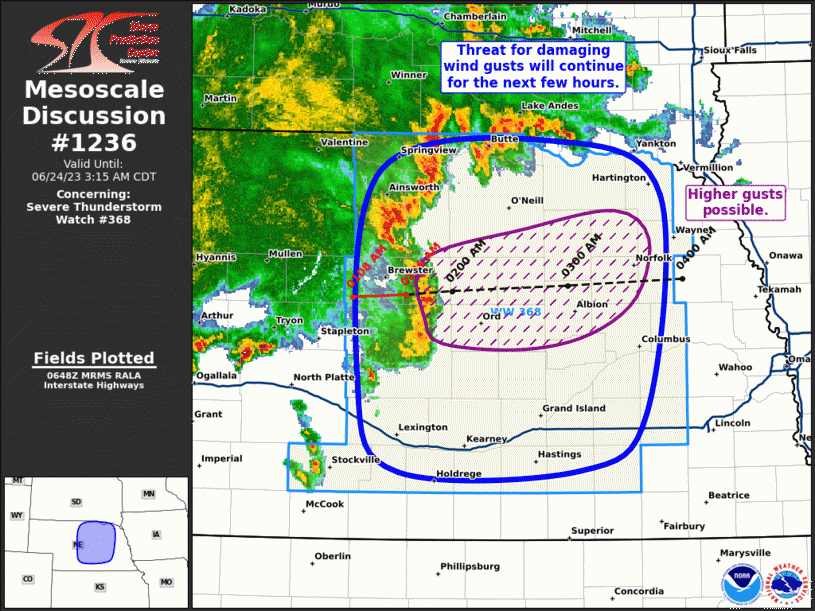Mesoscale Discussion 1236