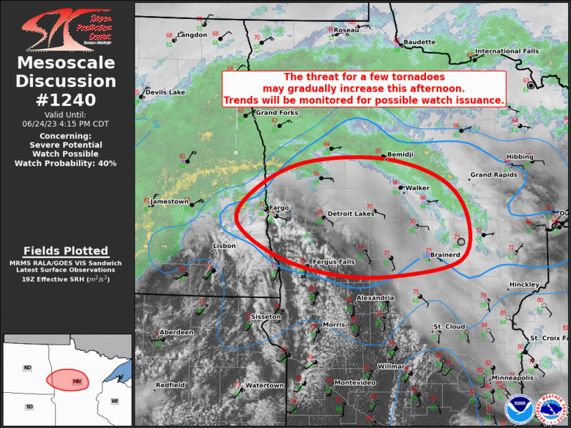 Mesoscale Discussion 1240