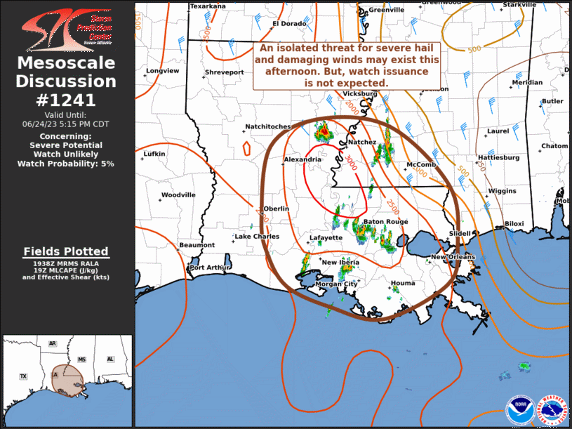 Mesoscale Discussion 1241