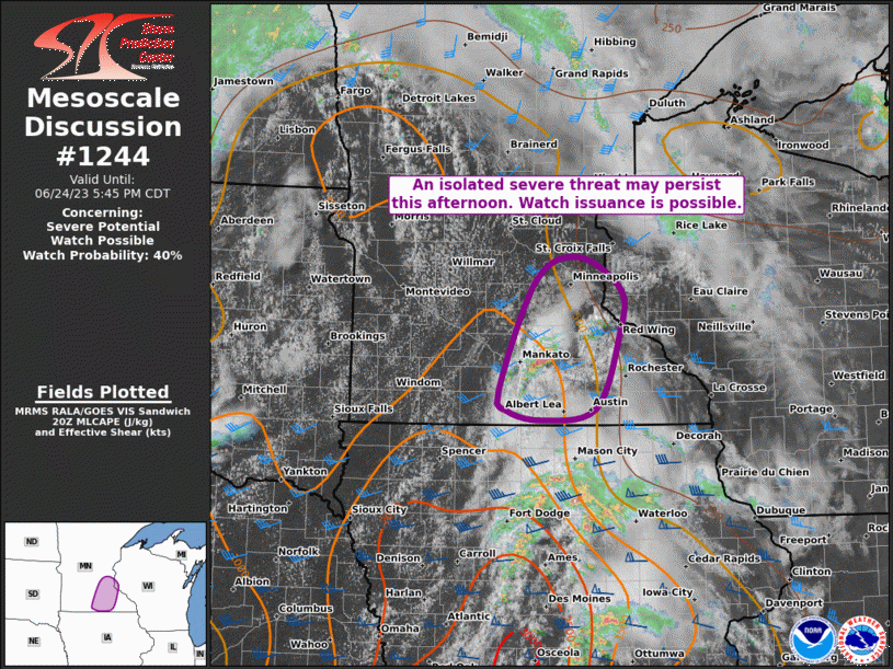 Mesoscale Discussion 1244