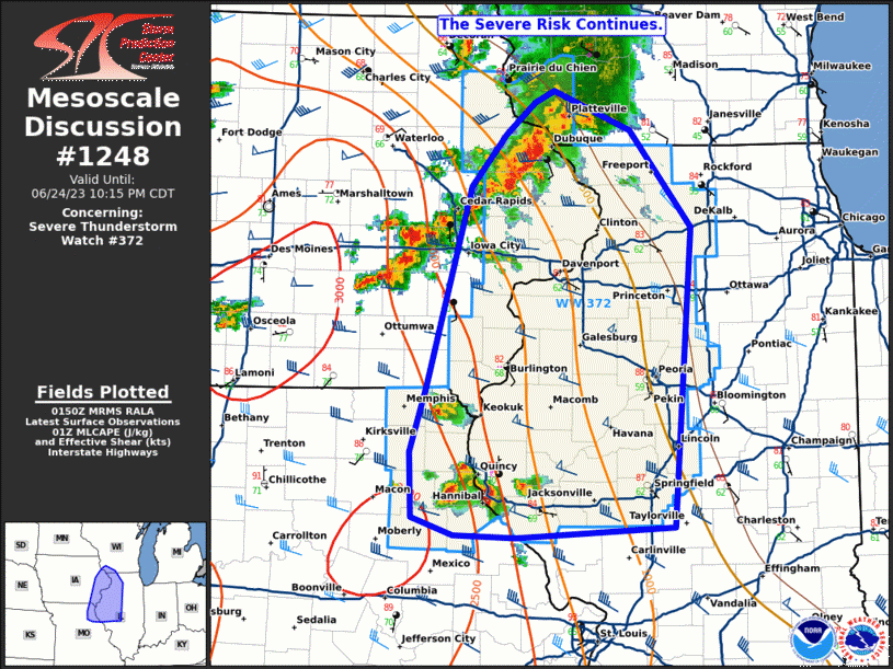 Mesoscale Discussion 1248