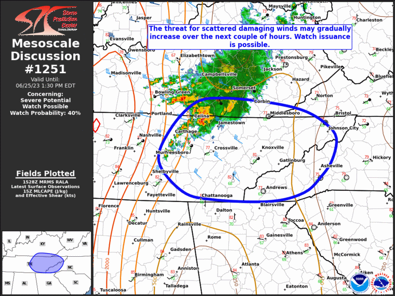 Mesoscale Discussion 1251