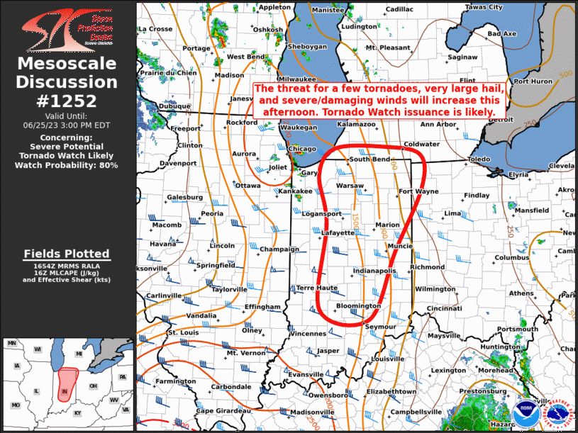 Mesoscale Discussion 1252