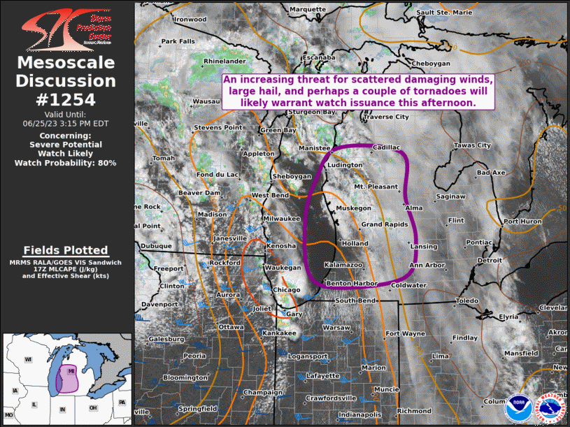 Mesoscale Discussion 1254
