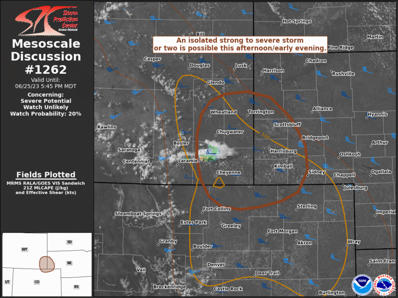 Mesoscale Discussion 1262