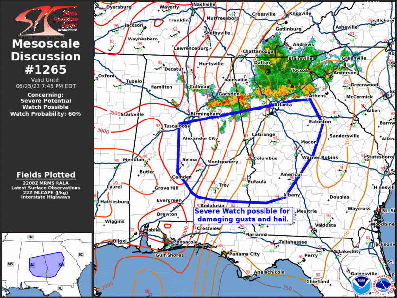 Mesoscale Discussion 1265