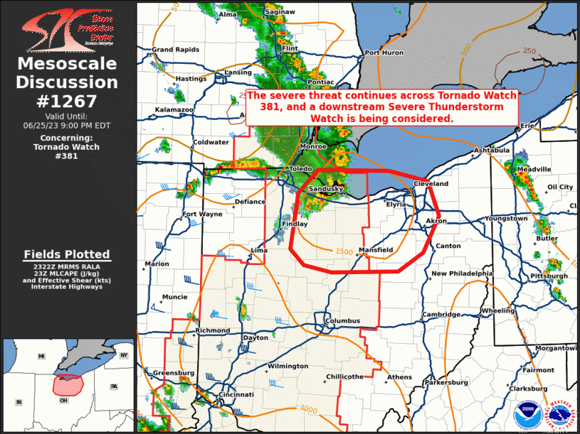 Mesoscale Discussion 1267