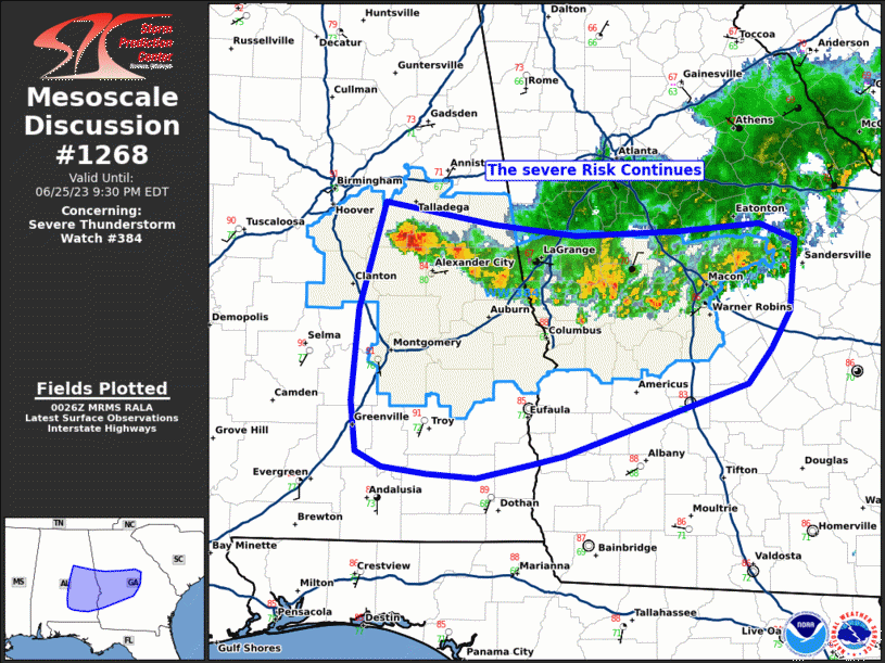 Mesoscale Discussion 1268