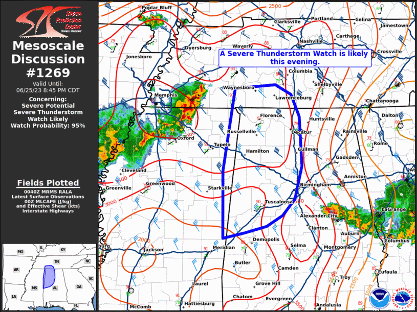 Mesoscale Discussion 1269