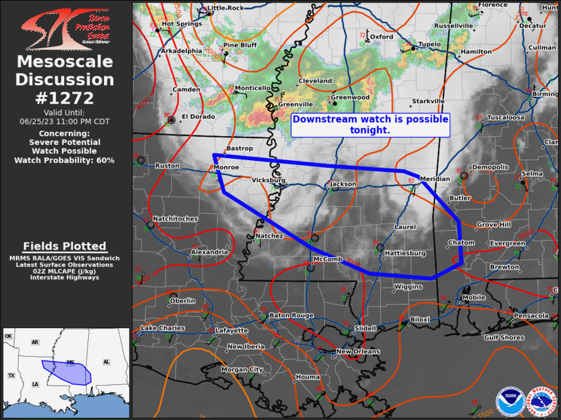 Mesoscale Discussion 1272