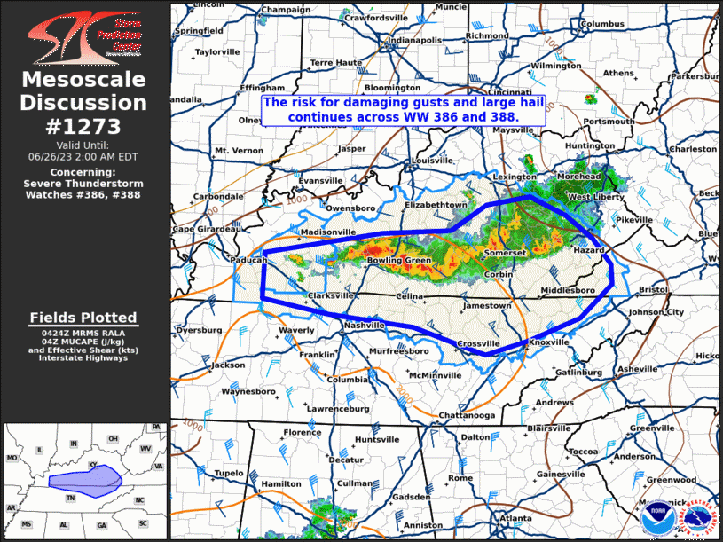 Mesoscale Discussion 1273