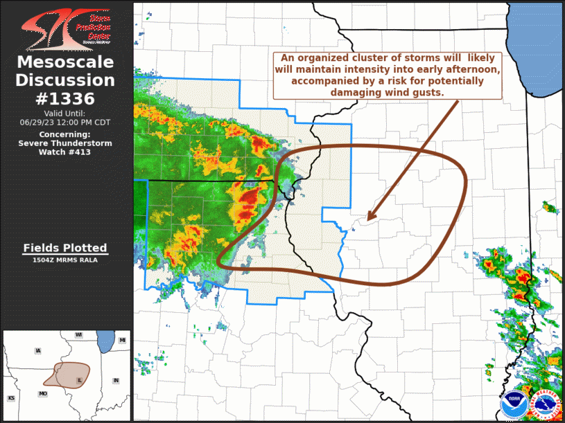 Mesoscale Discussion 1336