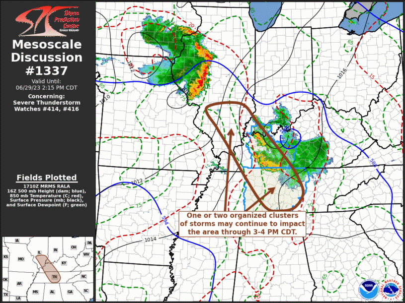 Mesoscale Discussion 1337