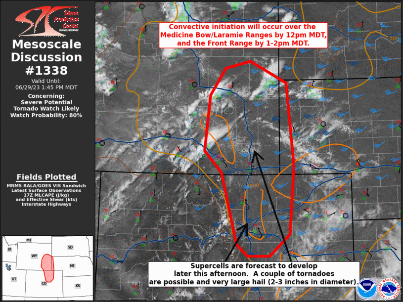 Mesoscale Discussion 1338