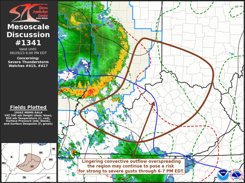 Mesoscale Discussion 1341
