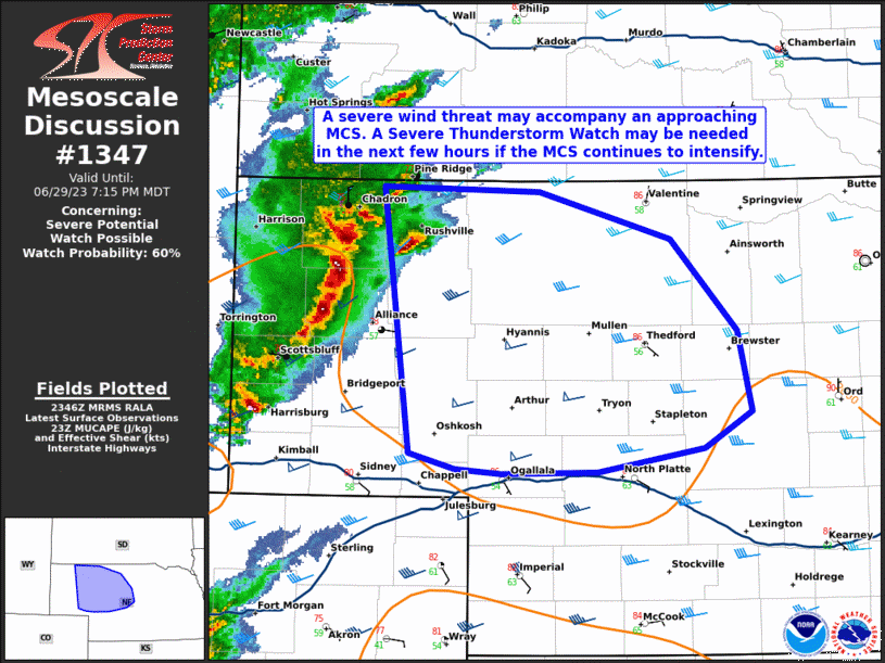 Mesoscale Discussion 1347