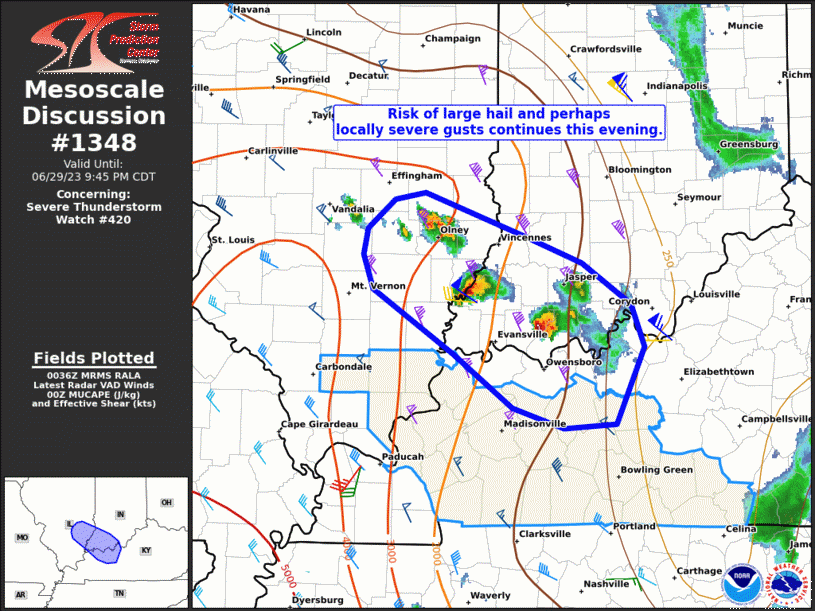 Mesoscale Discussion 1348