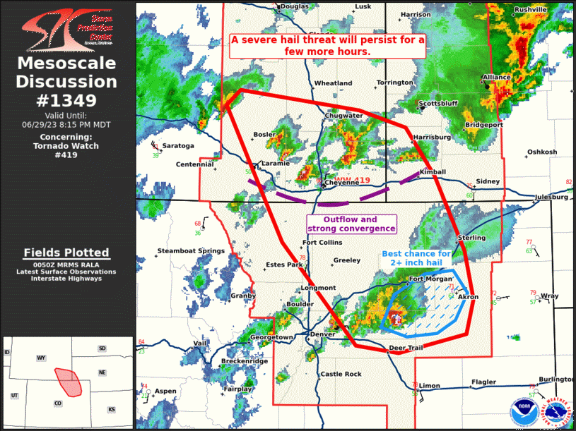 Mesoscale Discussion 1349