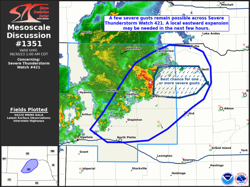 Mesoscale Discussion 1351