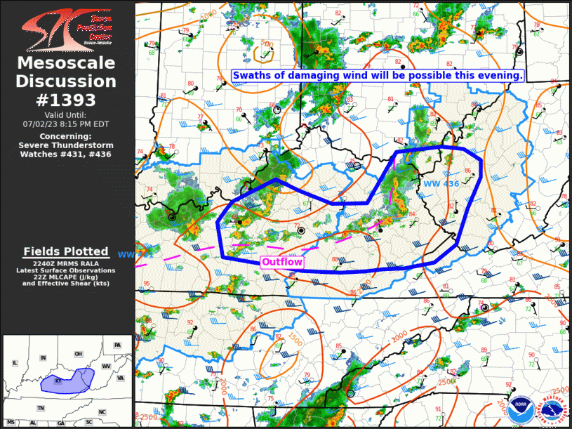 Mesoscale Discussion 1393