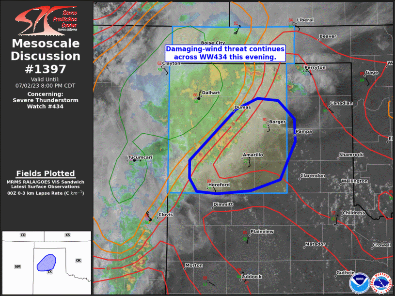 Mesoscale Discussion 1397