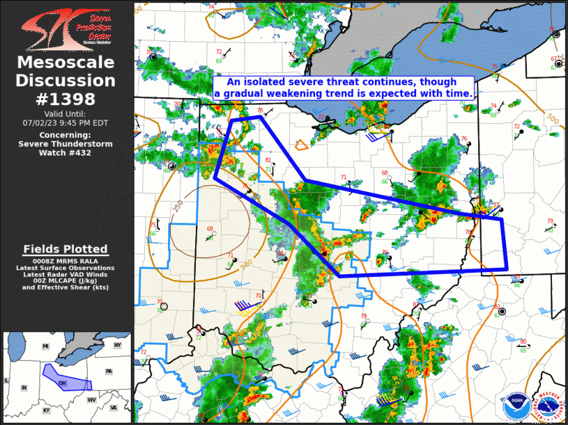 Mesoscale Discussion 1398