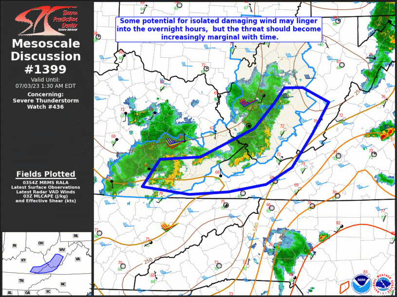 Mesoscale Discussion 1399