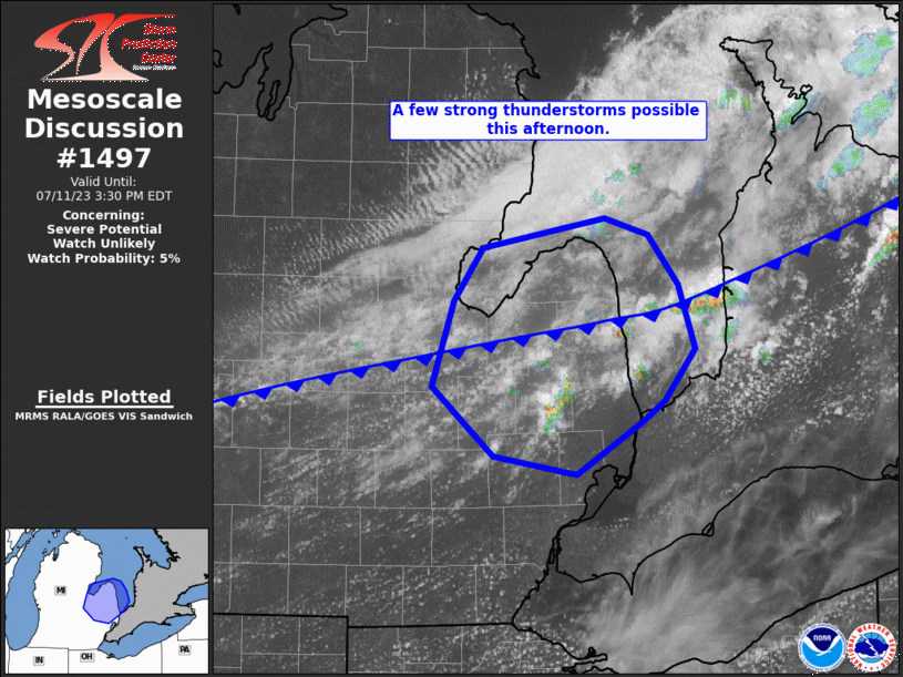 Mesoscale Discussion 1497
