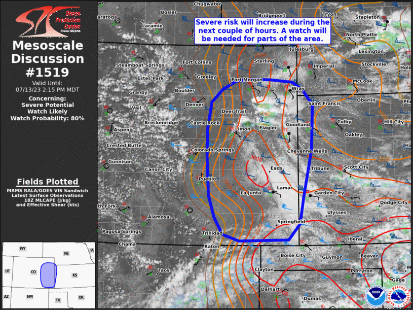 Mesoscale Discussion 1519