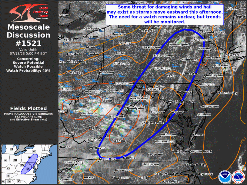 Mesoscale Discussion 1521