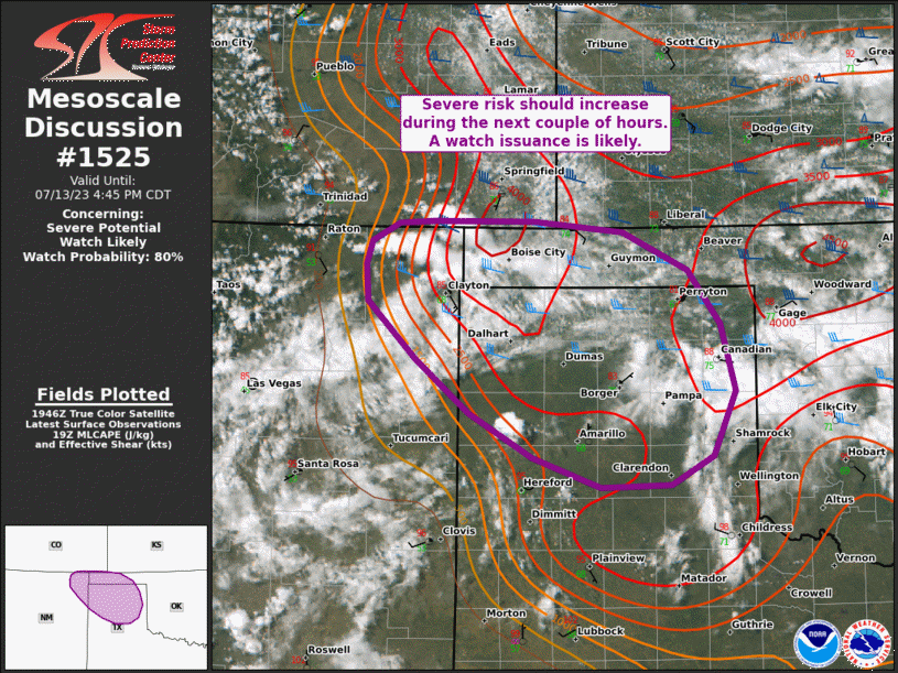 Mesoscale Discussion 1525