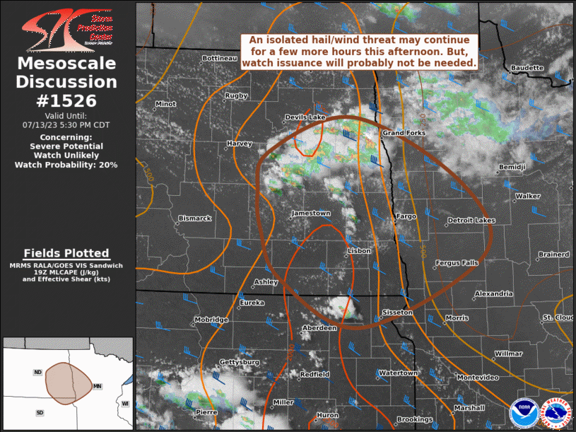 Mesoscale Discussion 1526