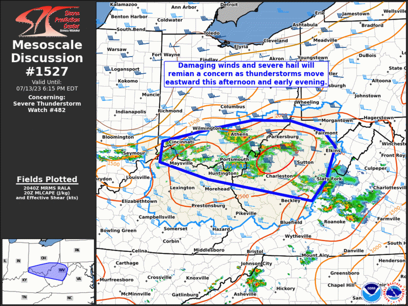 Mesoscale Discussion 1527