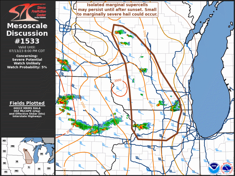 Mesoscale Discussion 1533