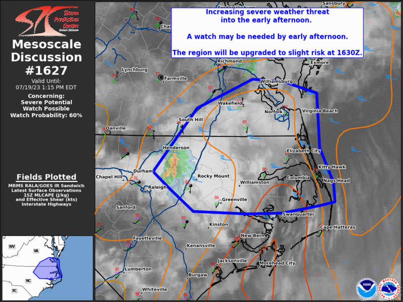 Mesoscale Discussion 1627