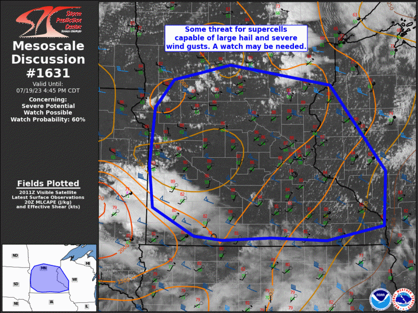 Mesoscale Discussion 1631