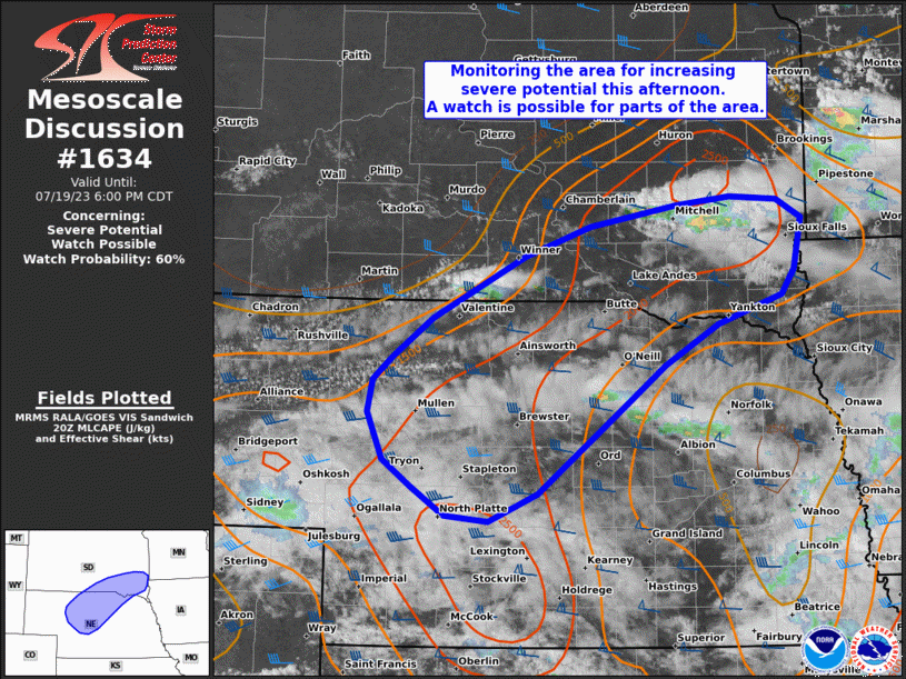 Mesoscale Discussion 1634