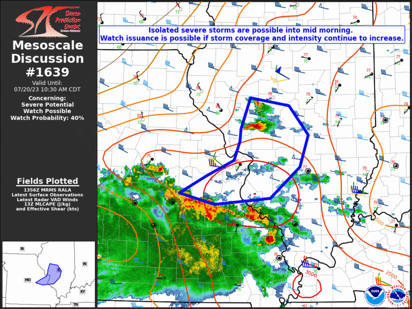 Mesoscale Discussion 1639