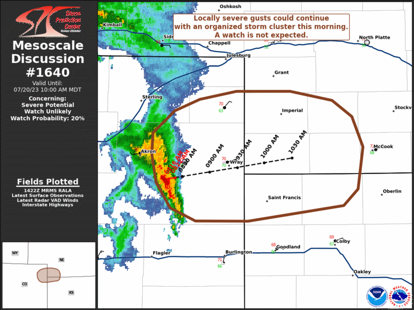 Mesoscale Discussion 1640