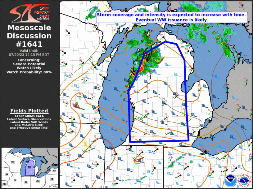 Mesoscale Discussion 1641