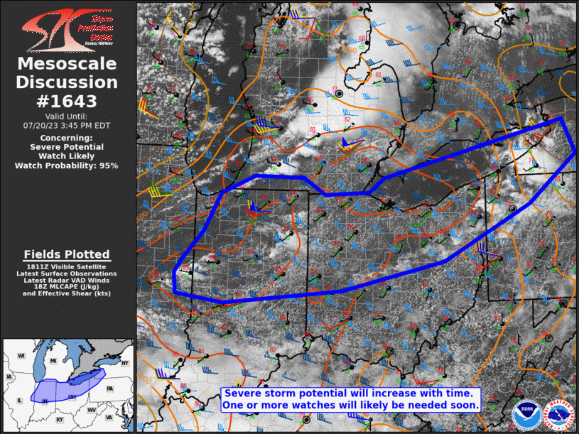 Mesoscale Discussion 1643