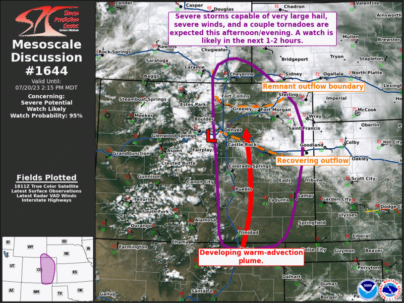 Mesoscale Discussion 1644