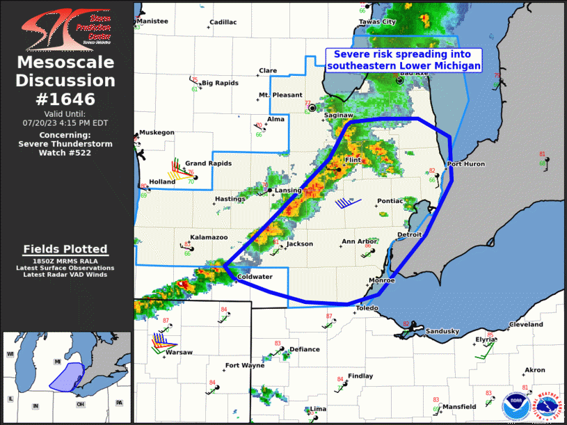 Mesoscale Discussion 1646