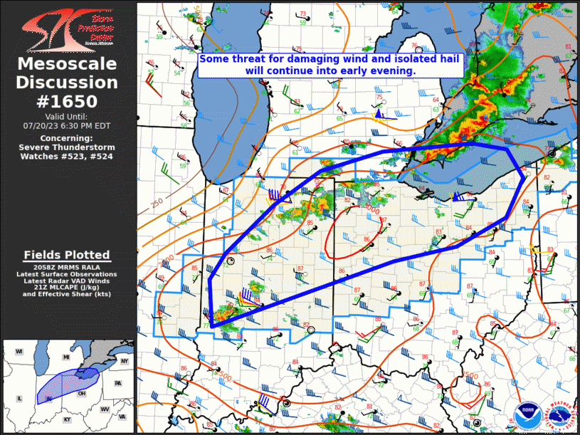 Mesoscale Discussion 1650