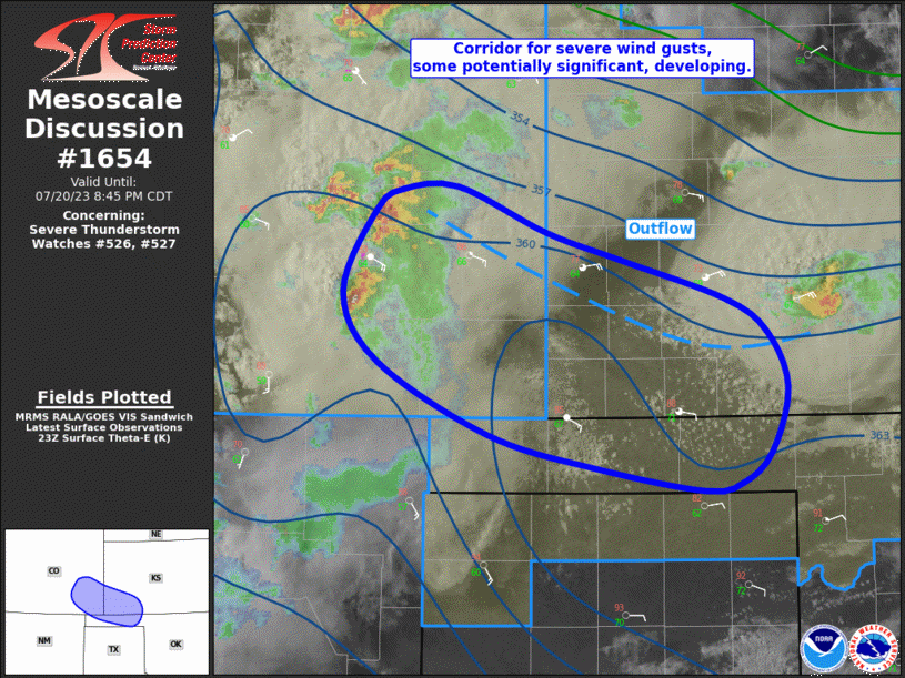 Mesoscale Discussion 1654