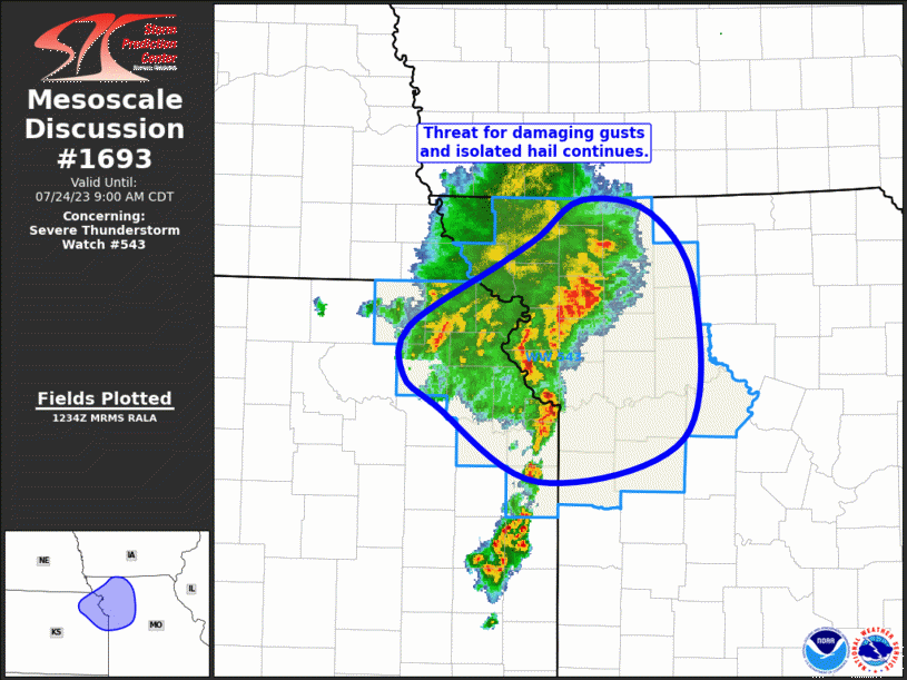 Mesoscale Discussion 1693