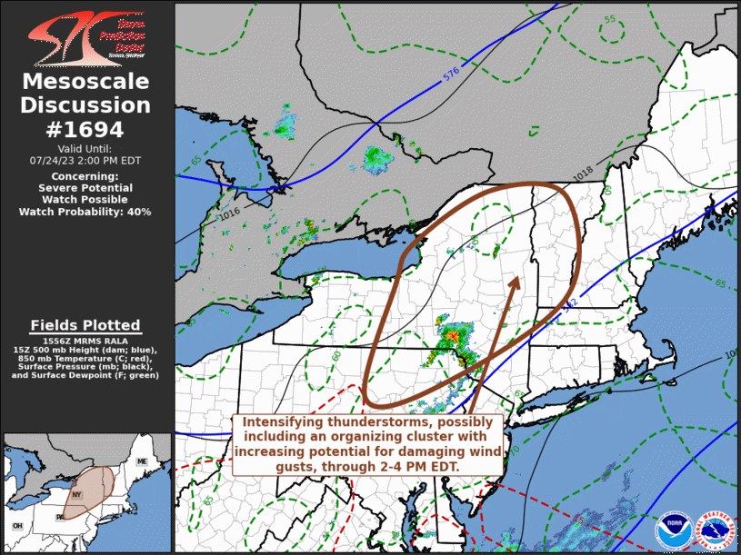 Mesoscale Discussion 1694