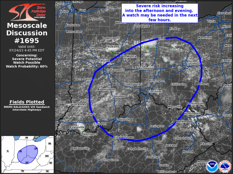 Mesoscale Discussion 1695