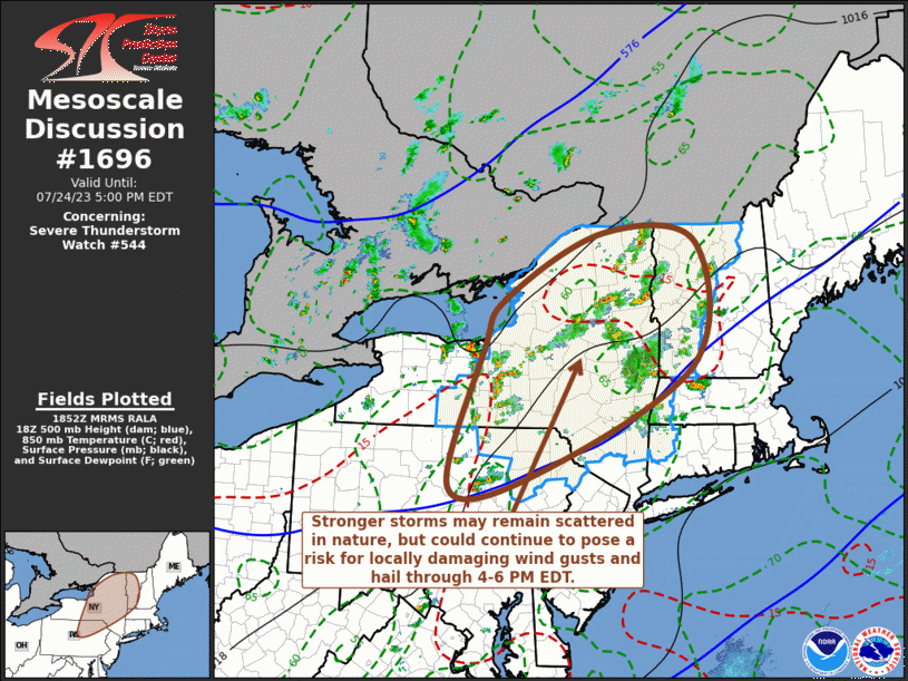 Mesoscale Discussion 1696